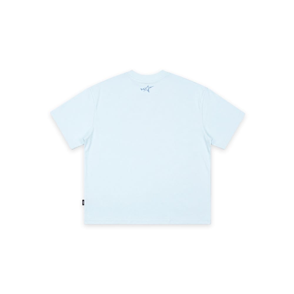 WNDRR Five Point Heavy Weight Tee - Baby Blue