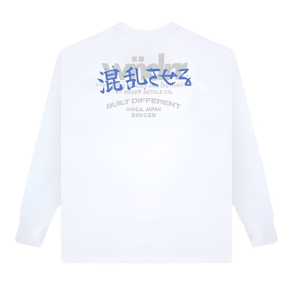 WNDRR Forged Long Sleeve Tee - White