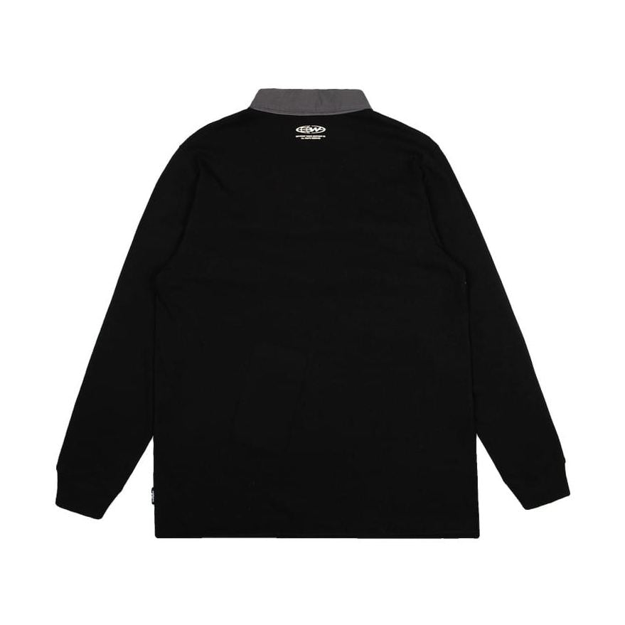 WNDRR Globe Rugby Polo - Black