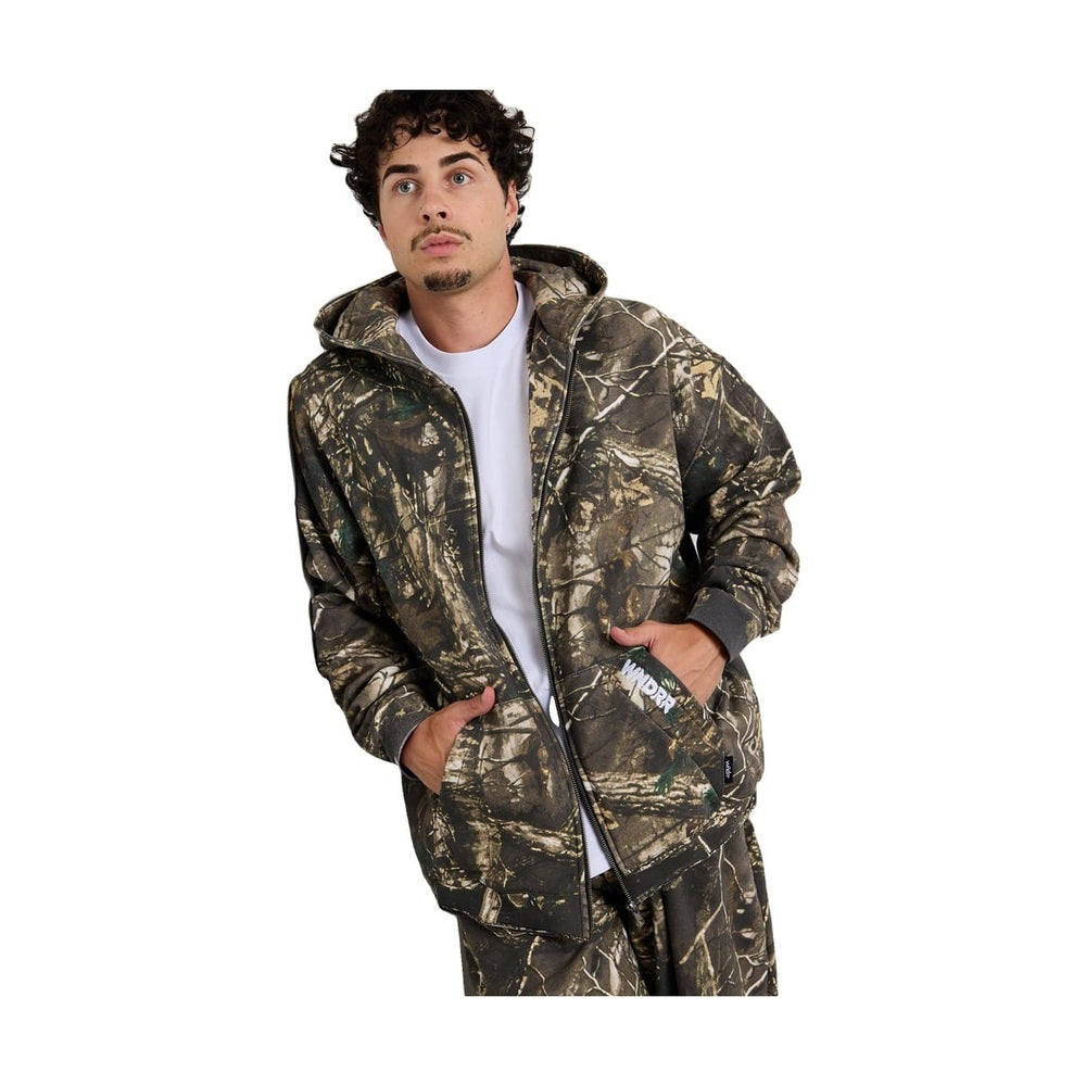 WNDRR Halo Zip Hood Sweat - Camo