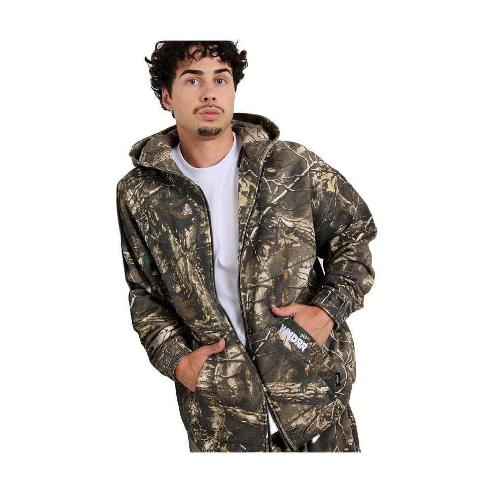 WNDRR Halo Zip Hood Sweat - Camo