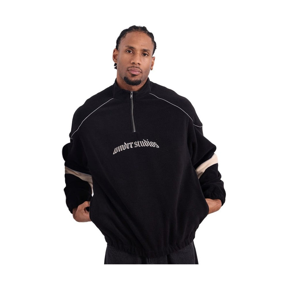 WNDRR Havok 1/4 ZIP Polar Fleece - Black