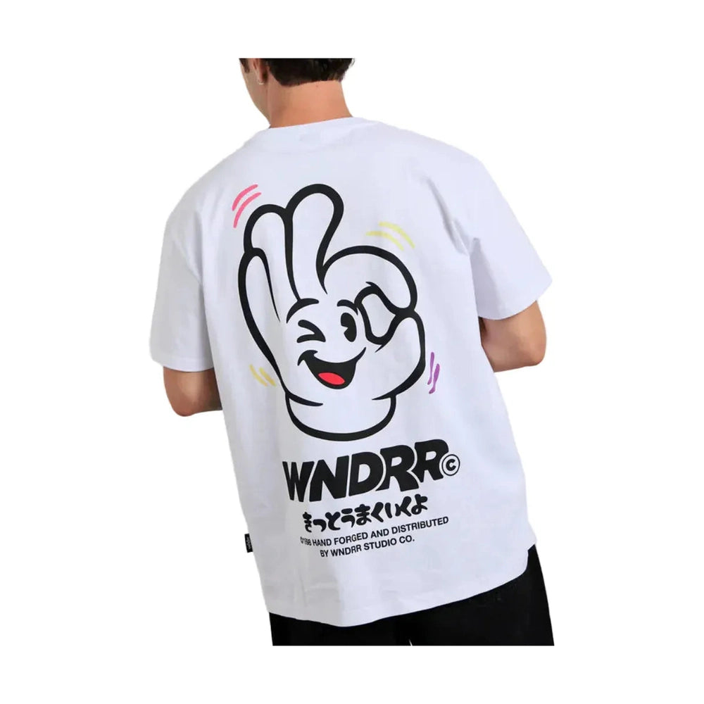 WNDRR I'm Sure Box Fit Tee - White