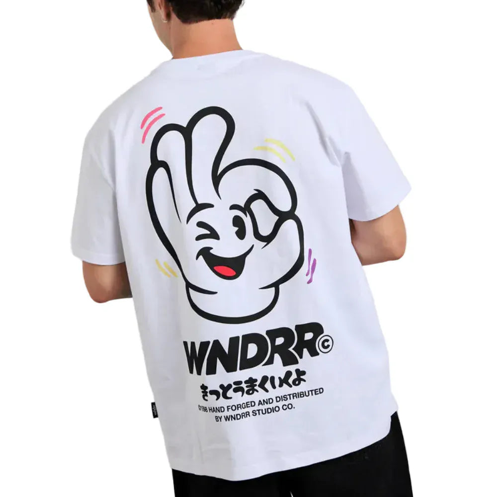 WNDRR I'm Sure Box Fit Tee - White