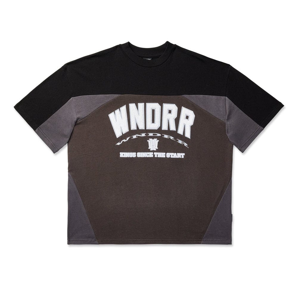 WNDRR Institute Panel Club Tee - Black/Black