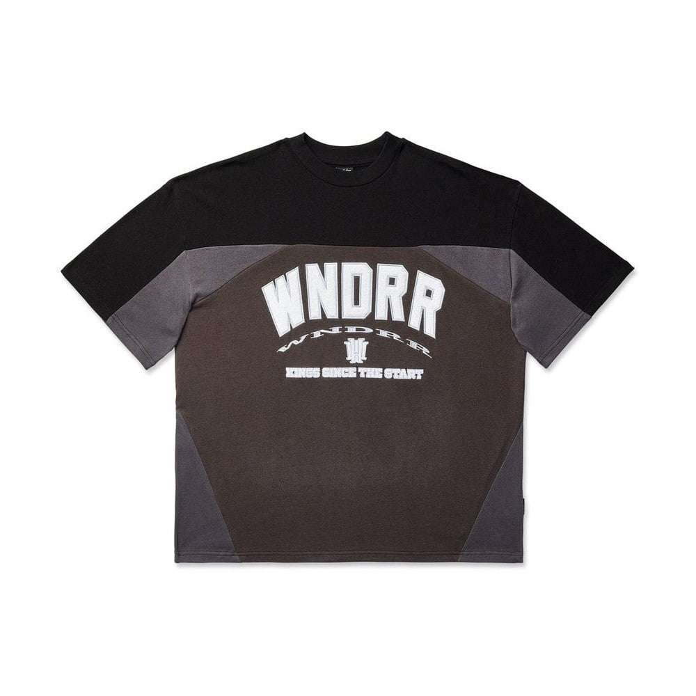 WNDRR Institute Panel Club Tee - Black/Black