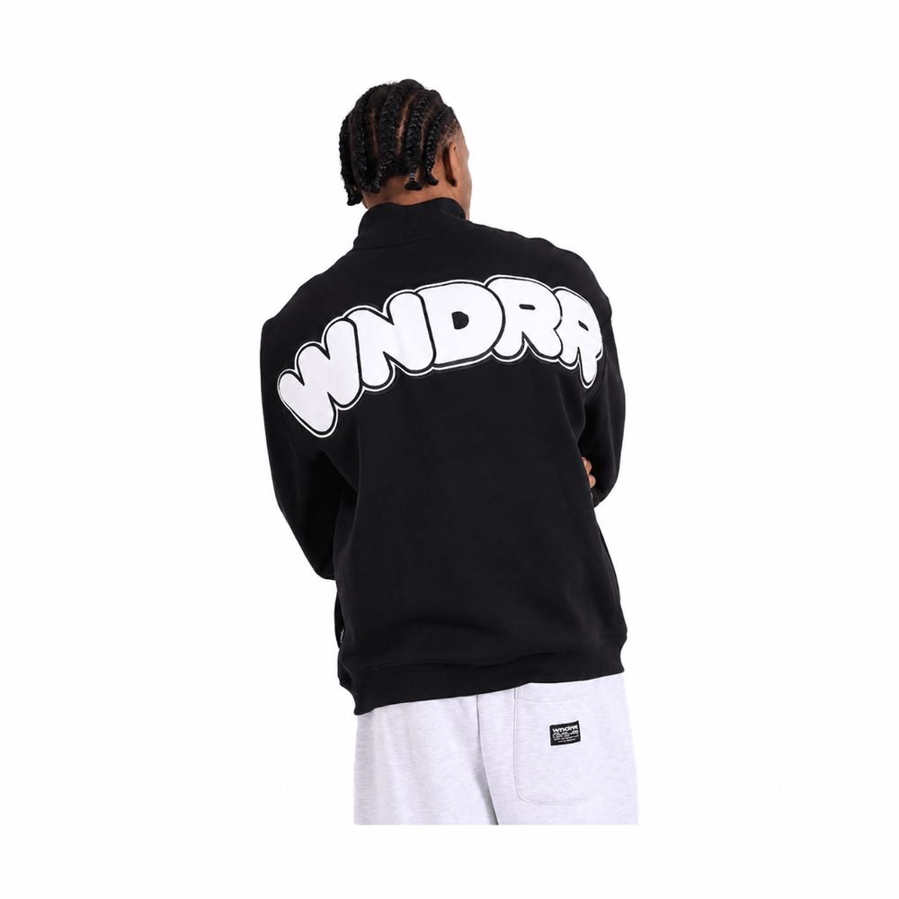 WNDRR Nimbus 1/4 ZIP Sweat - Black