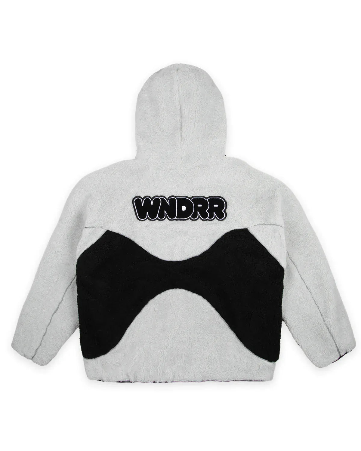 WNDRR Nimbus Fleece Jacket - Oyster / Black