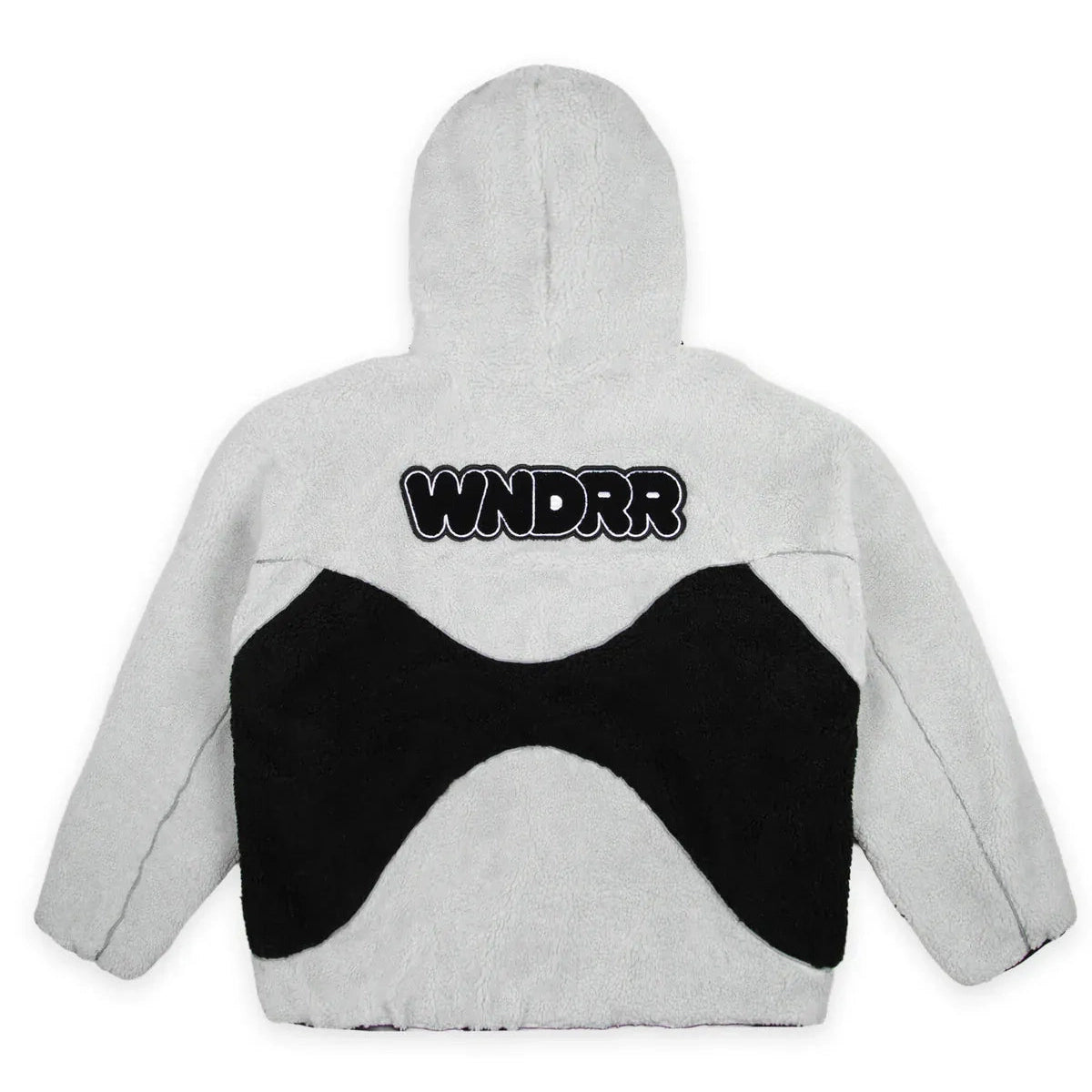 WNDRR Nimbus Fleece Jacket - Oyster / Black