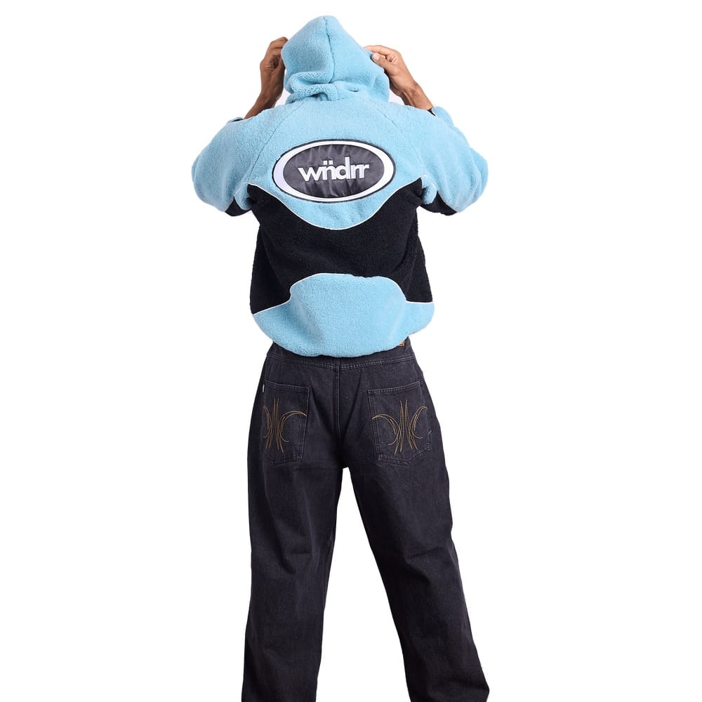 WNDRR Orbit Fleece Jacket - Blue/Black