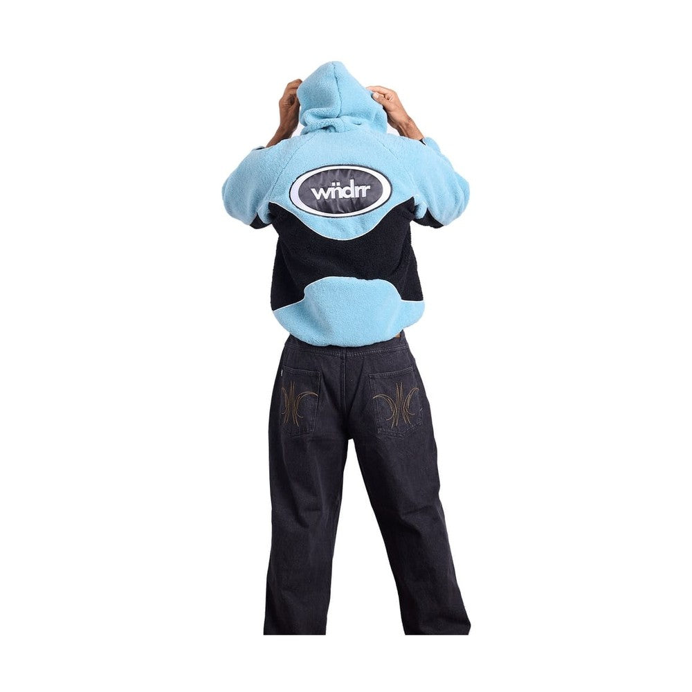 WNDRR Orbit Fleece Jacket - Blue/Black