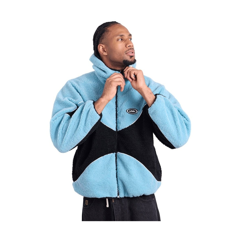 WNDRR Orbit Fleece Jacket - Blue/Black