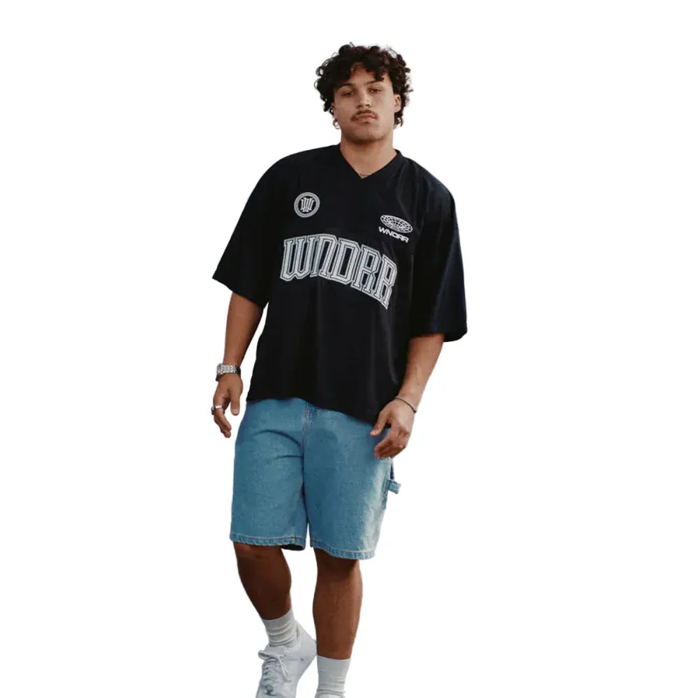 WNDRR Possession Quarterback Jersey - Black
