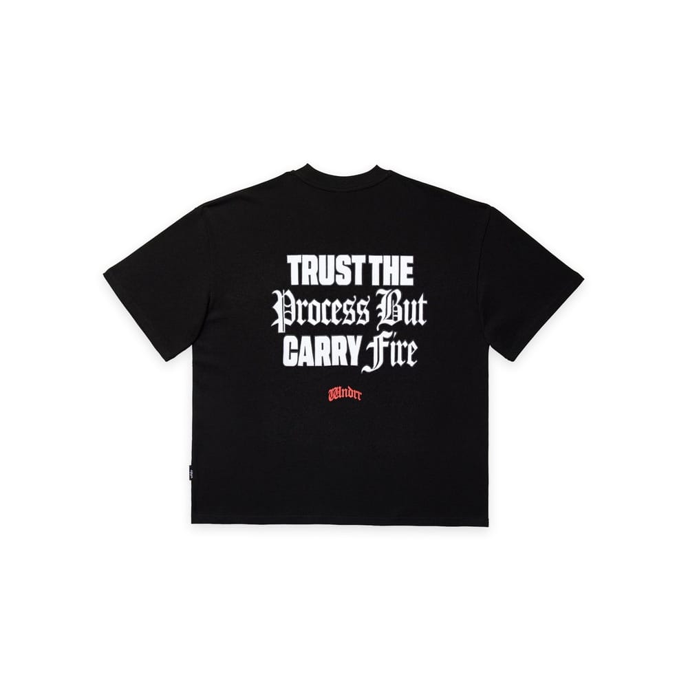 WNDRR Process Heavy Weight Tee - Black