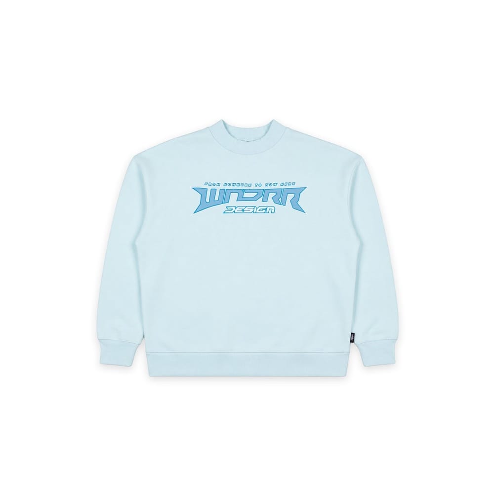 WNDRR Pulse Crew Sweat - Baby Blue