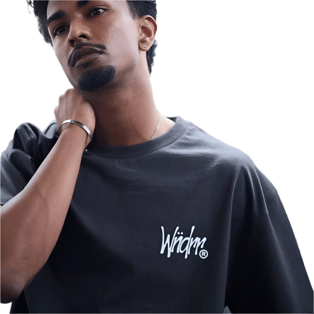 WNDRR Scorpion Box Fit Tee - Faded Black