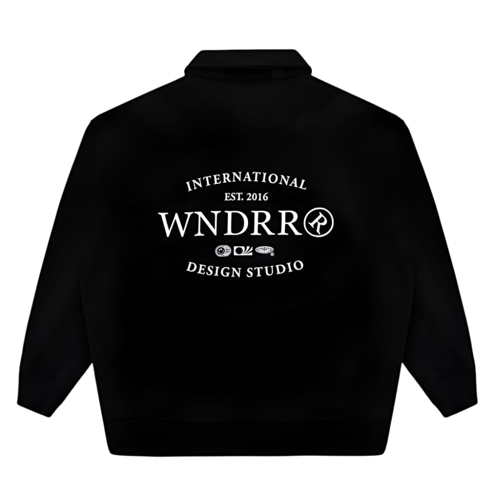 WNDRR Sheriff Rugby Sweat - Black
