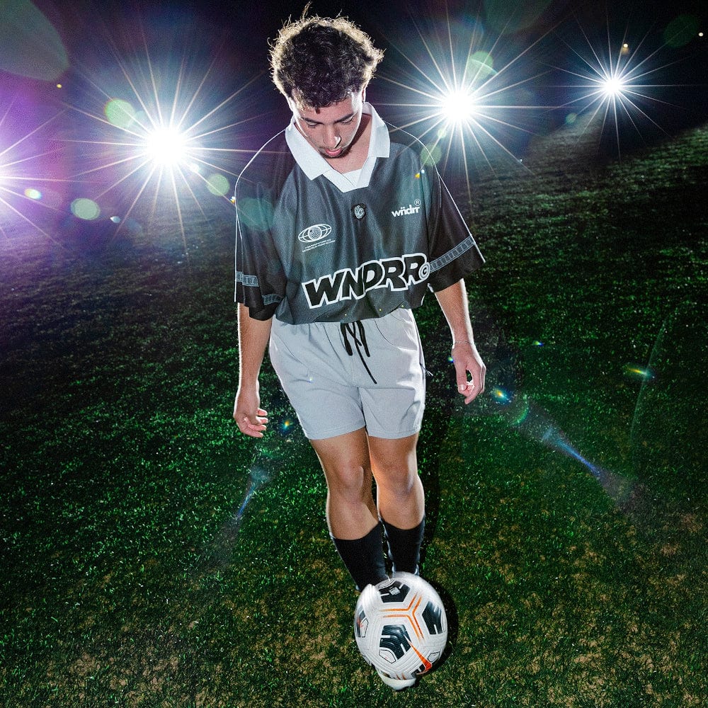 WNDRR Shodo Football Jersey - Grey / Black