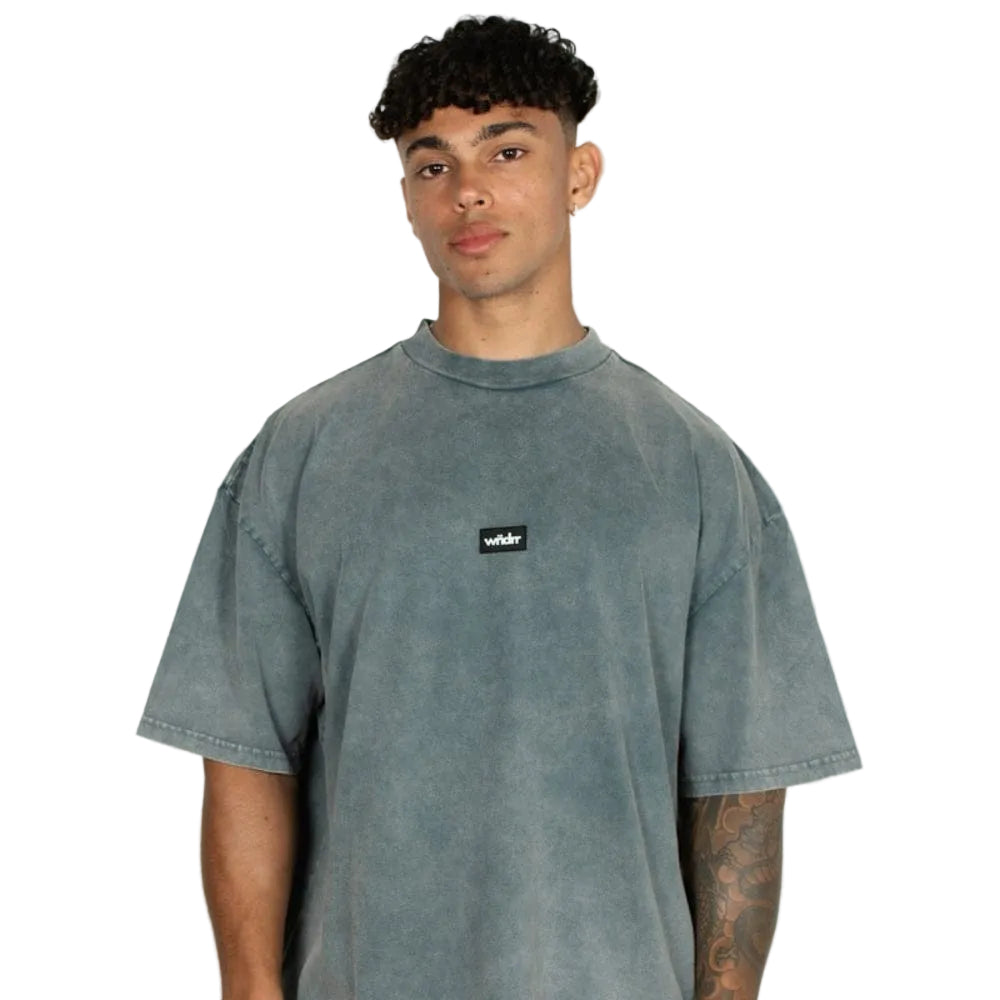 WNDRR Soho Club Tee - Washed Grey