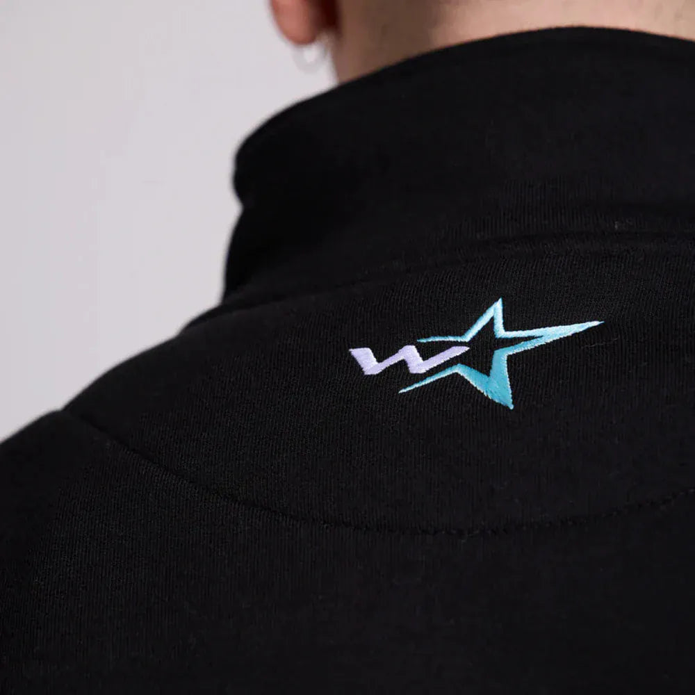 WNDRR Stxr 1/4 Zip Sweat - Black