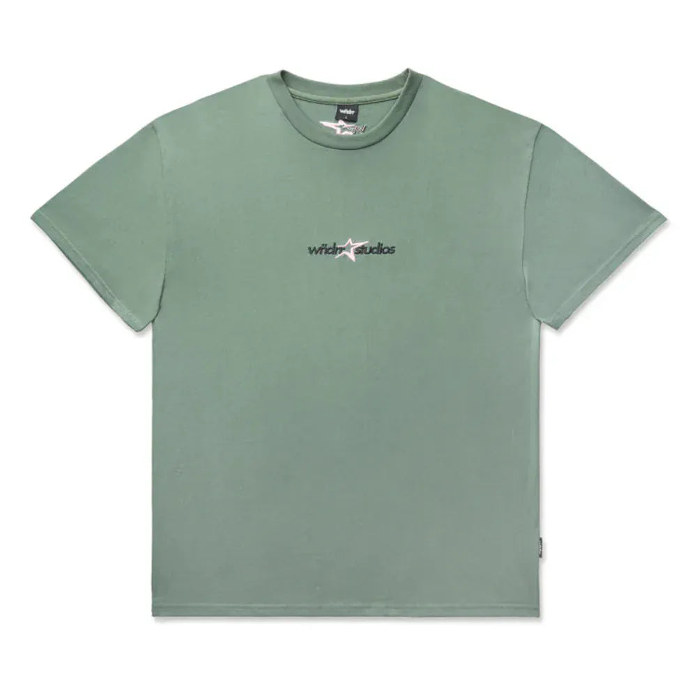 WNDRR Stxr Box Fit Tee - Dark Green