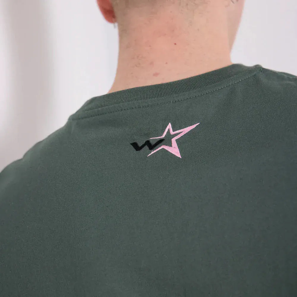WNDRR Stxr Box Fit Tee - Dark Green