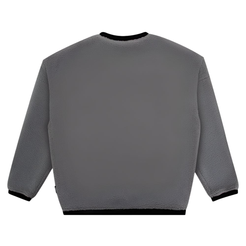 WNDRR Tone Sherpa Pullover - Cement Grey