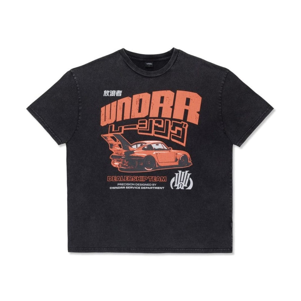 WNDRR Torque Box Fit Tee - Washed Black
