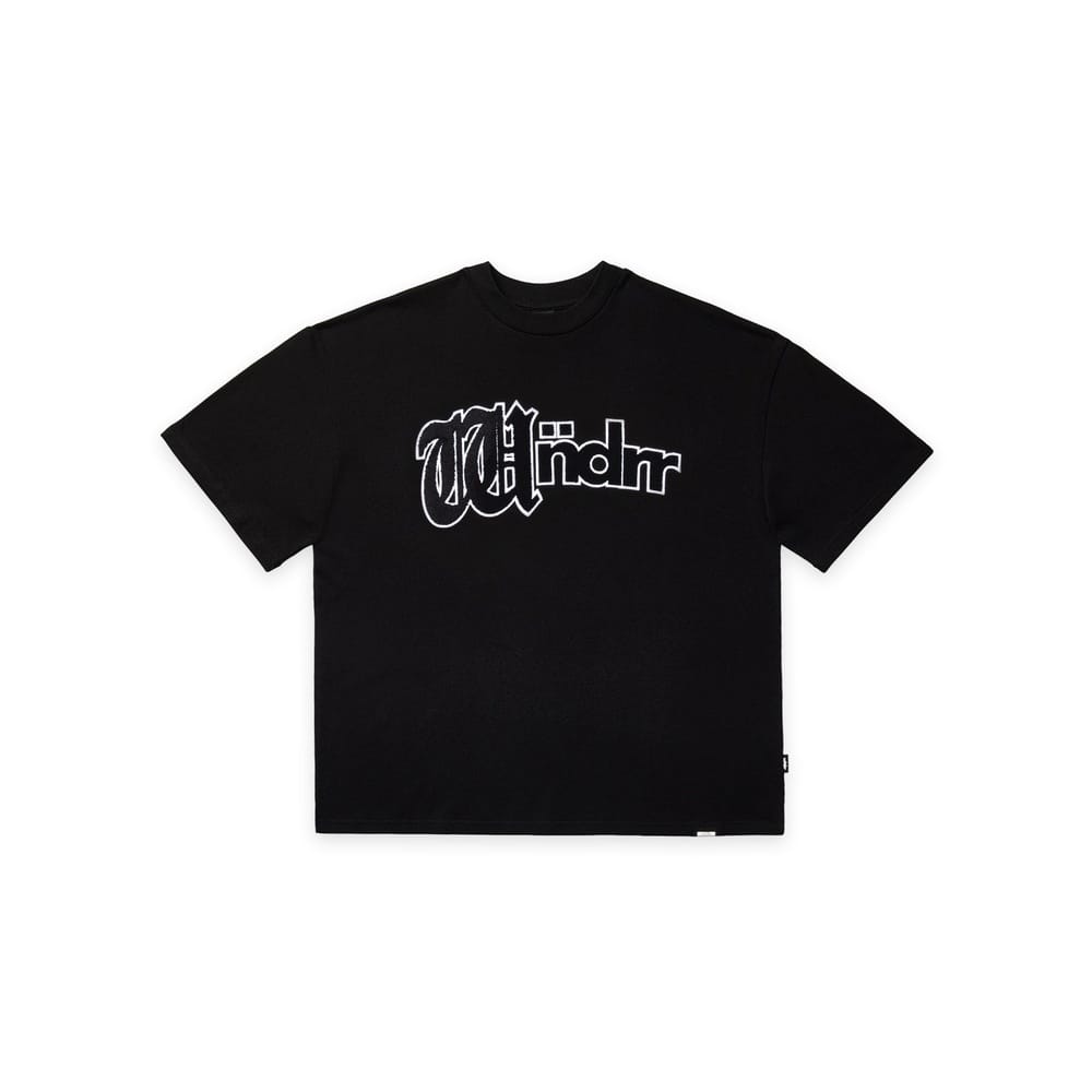 WNDRR United Heavy Weight Tee - Black