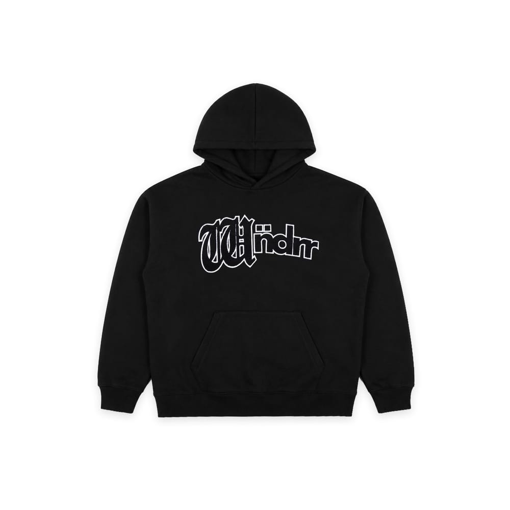 WNDRR United Hood Sweat - Black