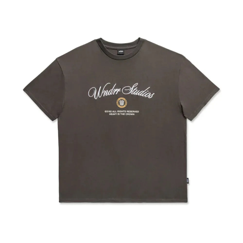 WNDRR Vita Nova Box Fit Tee - Faded Black