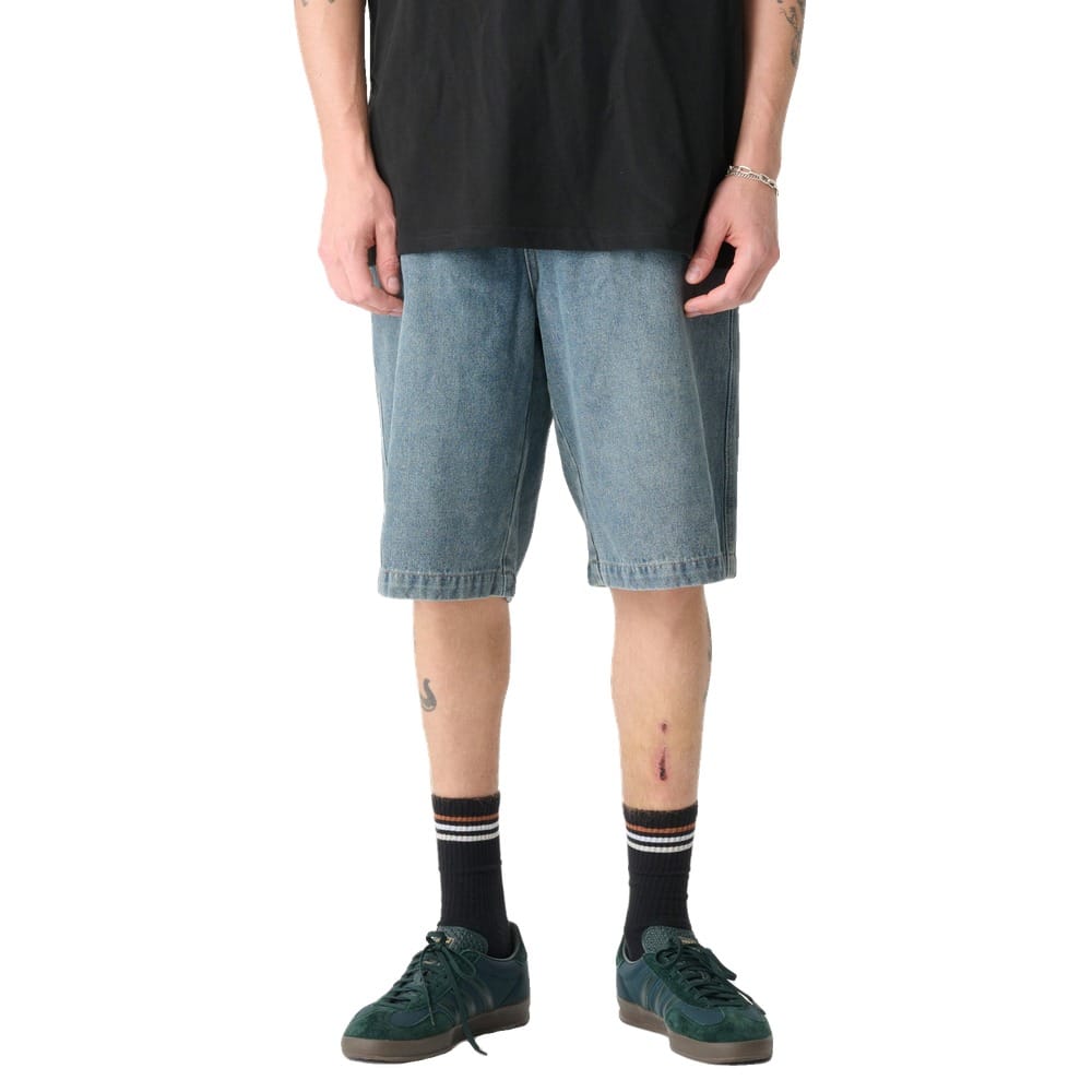 XLarge Baggy Bull Denim 91 Short - Stained Blue