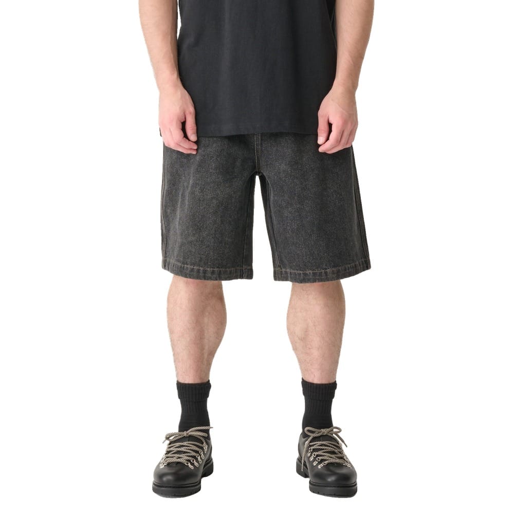 XLarge Burst Bull Denim 91 Short - Washed Black
