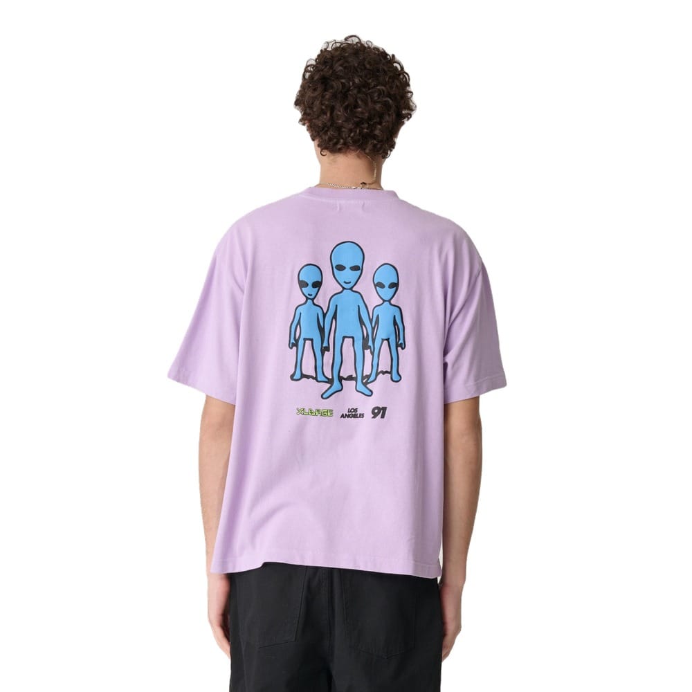 XLarge Alien Trio Gorilla Fit Tee - Light Purple