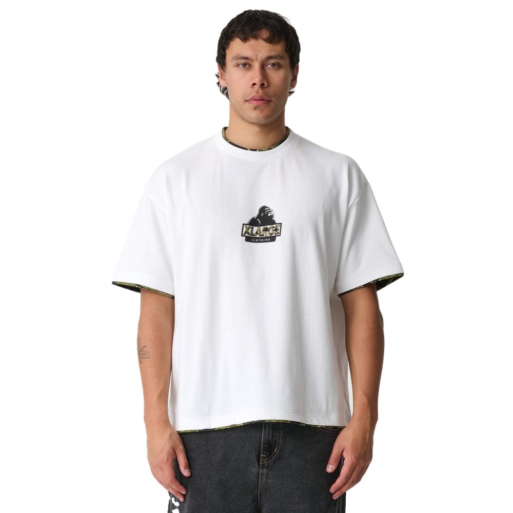 XLarge Double Layer Gorilla Tee - White