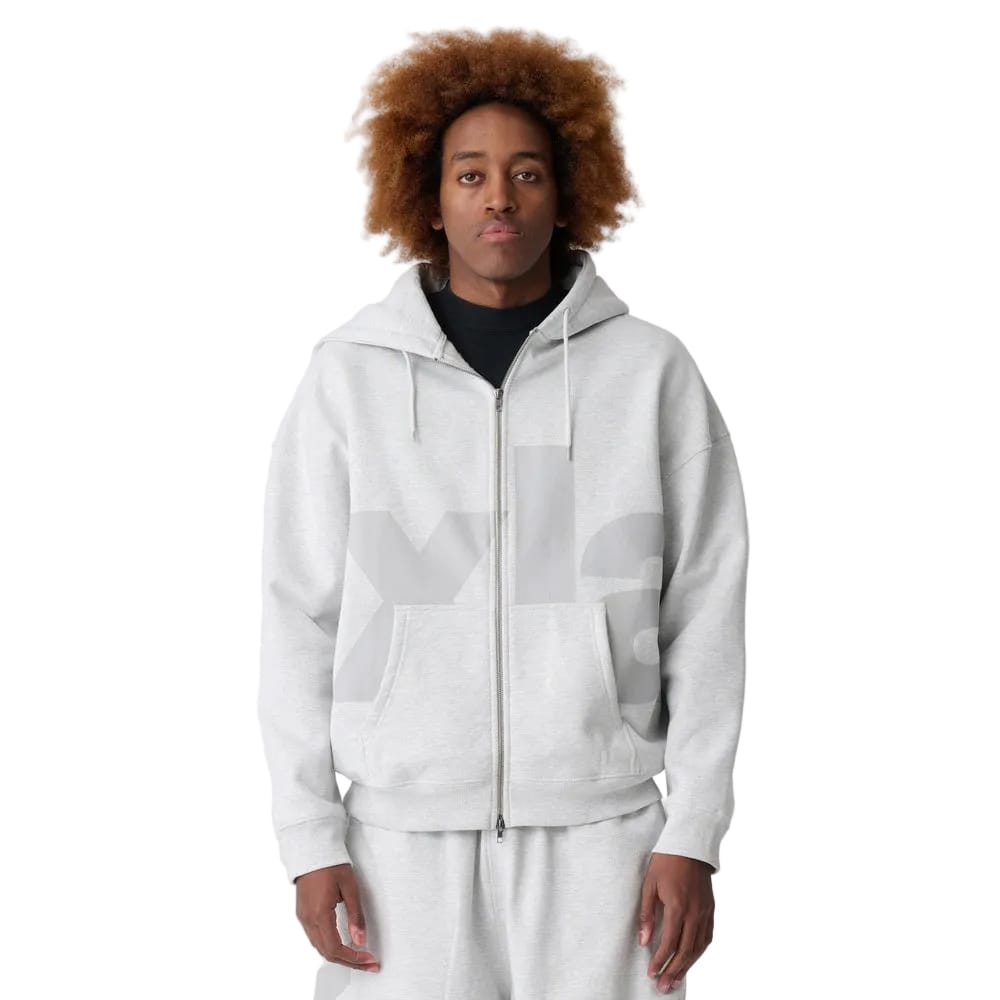 XLarge Eli Gorilla Fit Zip Thru Hood - Snow Marle
