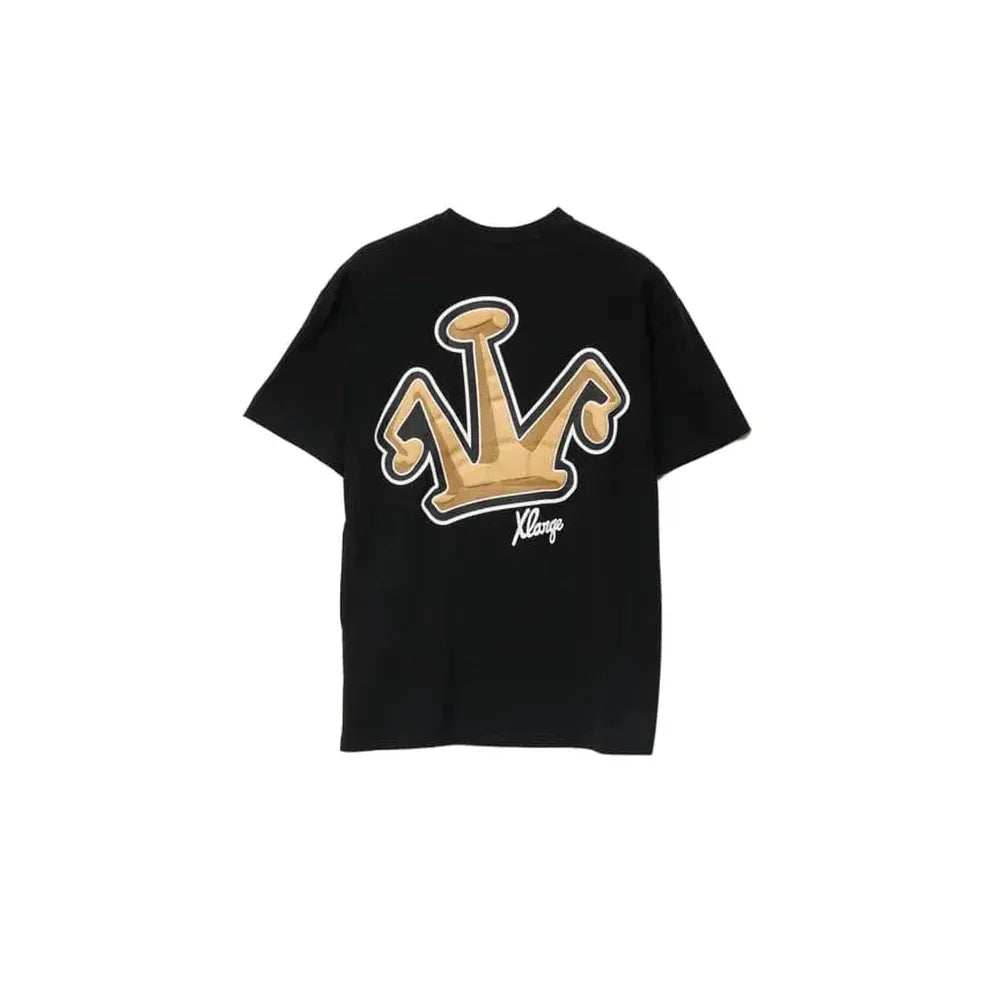 XLarge Folded Crown Tee - Solid Black