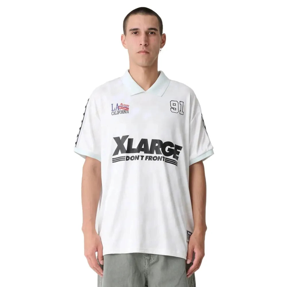 XLarge Football ss Tee - White