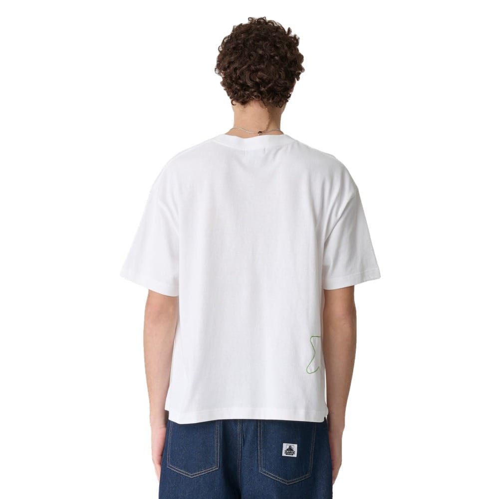 XLarge Italic Star Gorilla Fit Tee - White