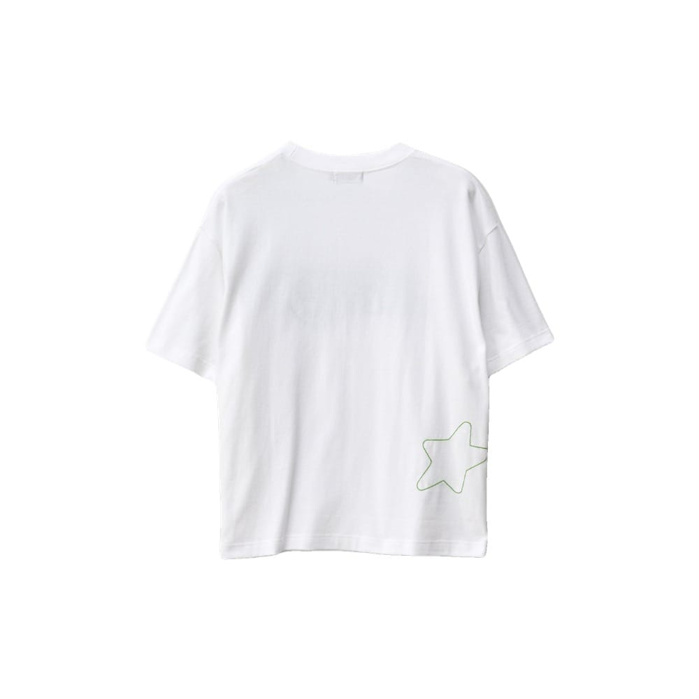 XLarge Italic Star Gorilla Fit Tee - White
