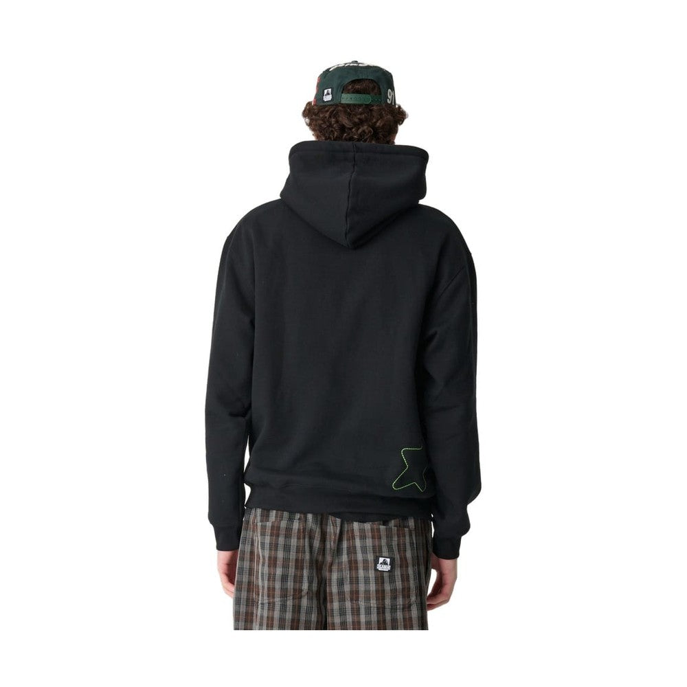 XLarge Italic Star Hoodie - Black