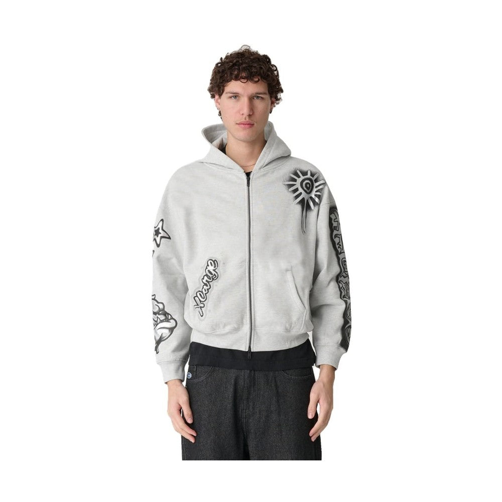 XLarge Peace Gorilla Fit Tee - Snow Marle