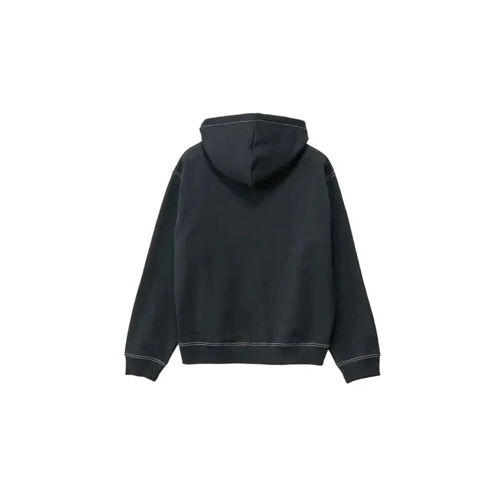 XLarge Script Zip Thru Hoodie - Black