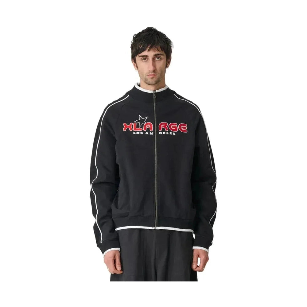 XLarge Star Zip Thru Jacket - Black