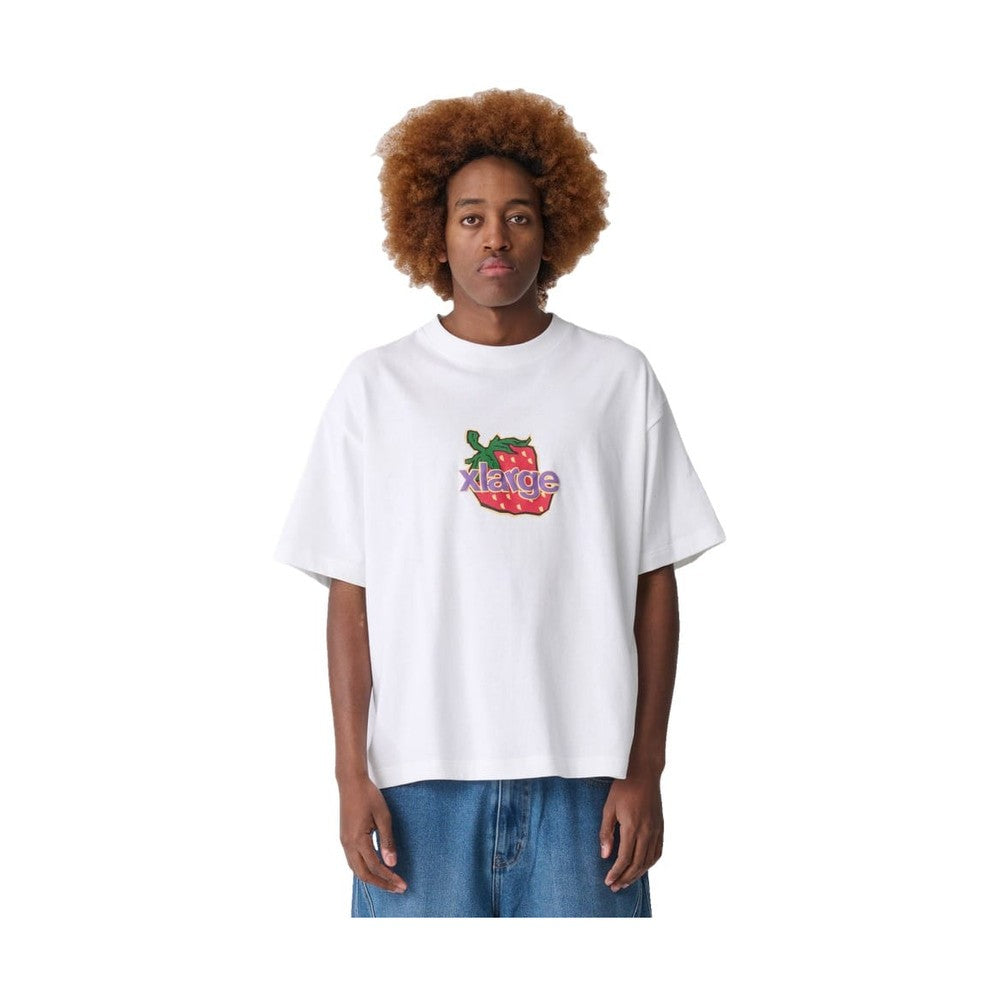 XLarge Strawberry Gorilla Fit Tee - White