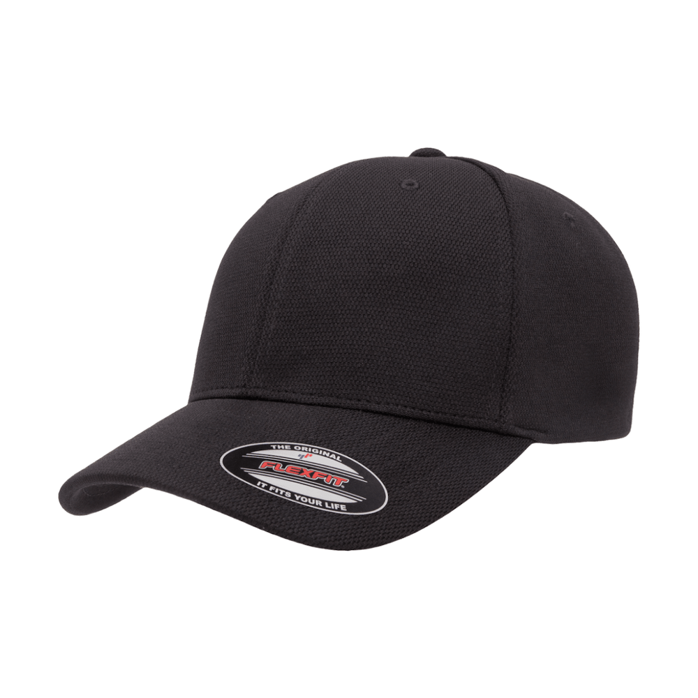 Flexfit Cool & Dry Sports Fitted Cap - Black