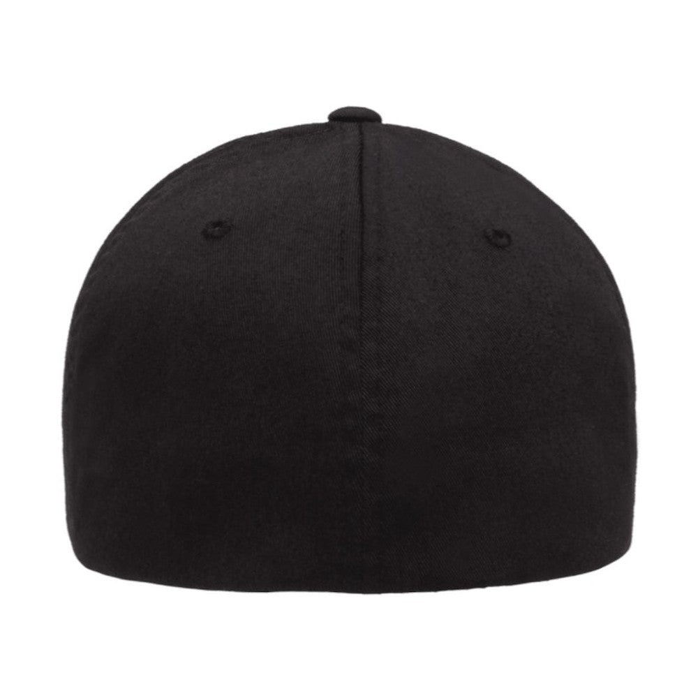 Flexfit Hexa 5 Panel Fitted Cap - Black