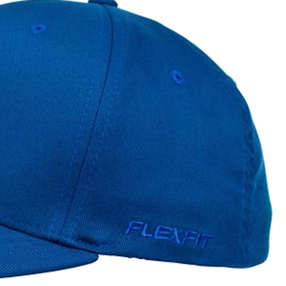 Flexfit Worn By The World Fitted Cap - Royal / Silver UV