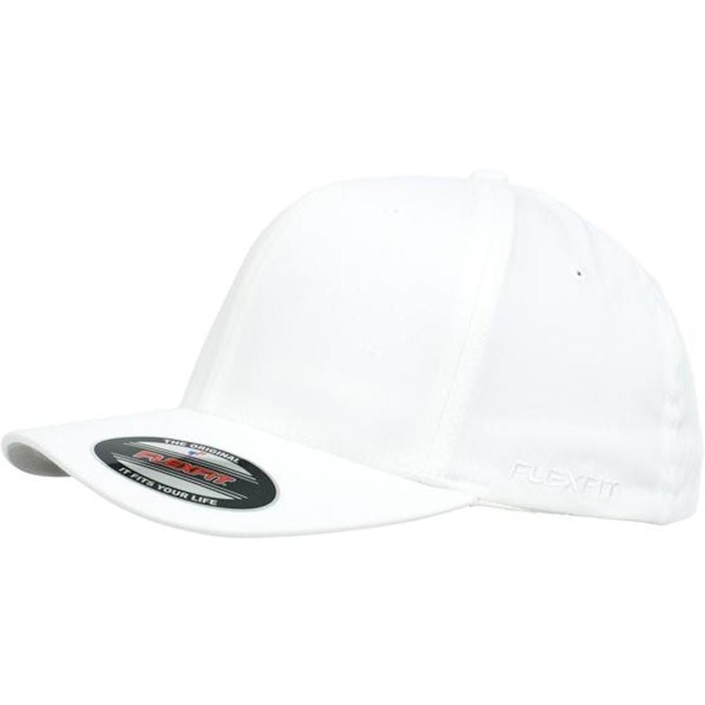 Flexfit Worn By The World Fitted Cap - White / Silver UV