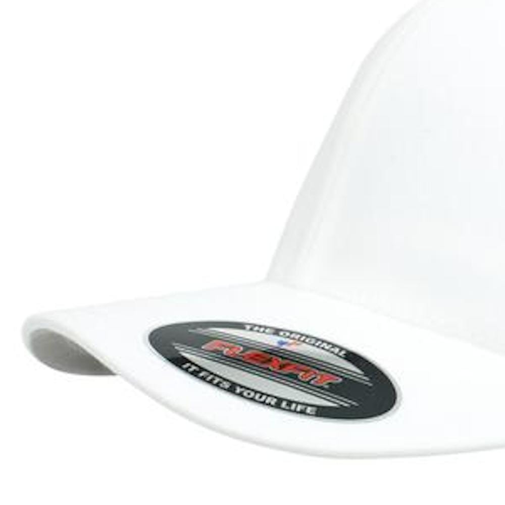 Flexfit Worn By The World Fitted Cap - White / Silver UV